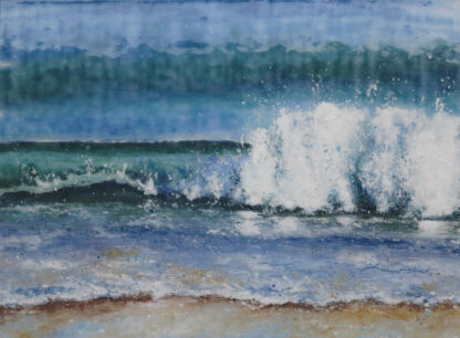 Assurance by Jane Reeves. Original fused glass.